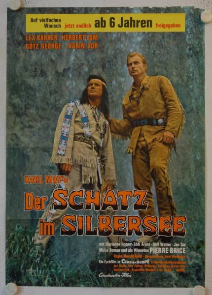 Treasure of the Silver Lake re-release german movie poster
